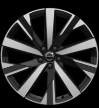 20-inch 5-Multi Spoke Glossy Black Diamond Cut alloy wheel