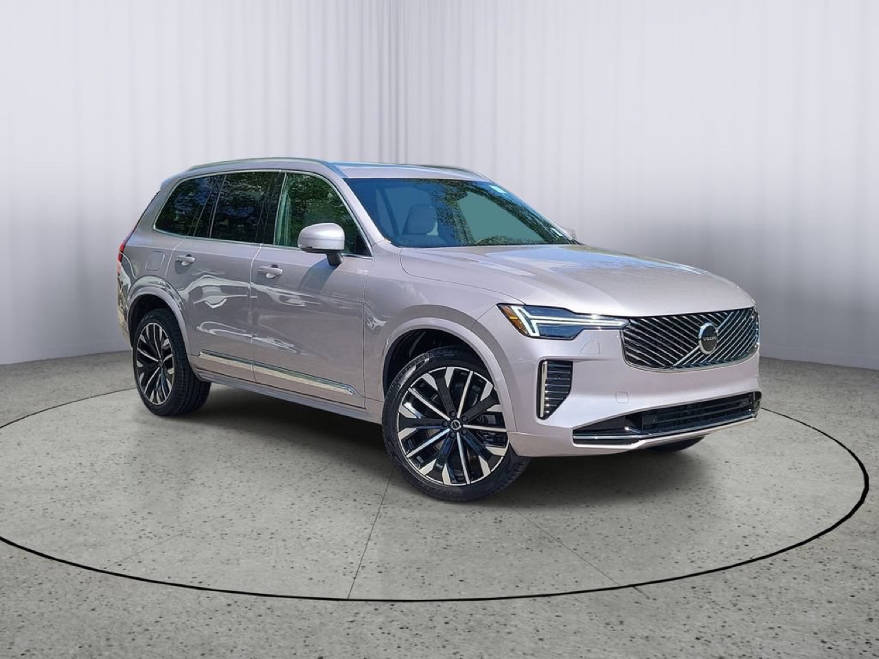 Volvo XC90 side profile showing refined Scandinavian design lines — new XC90 at Volvo Cars Fort Myers
